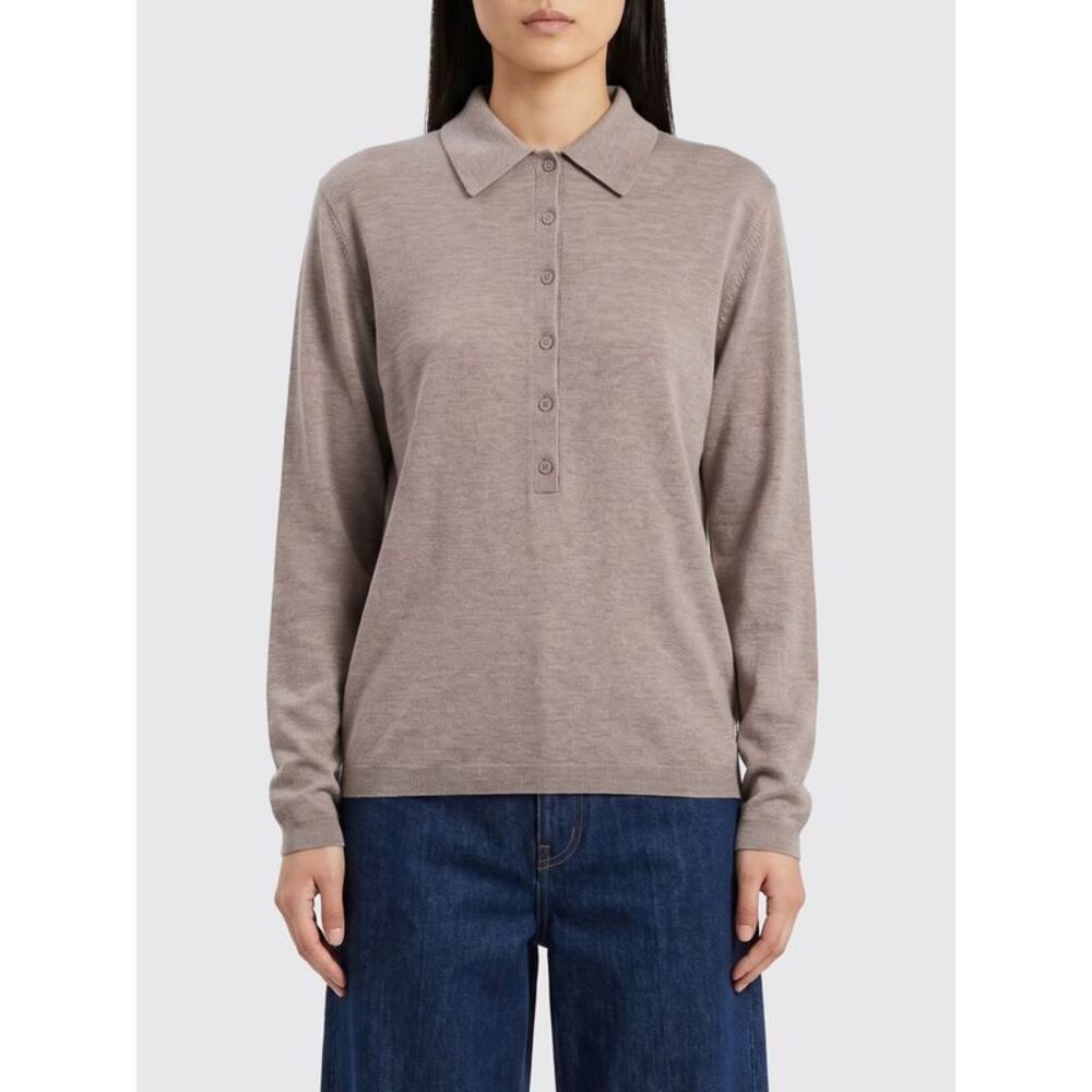 The Frankie Shop Women The Frankie Shop Wool Blend Knit Polo Shirt